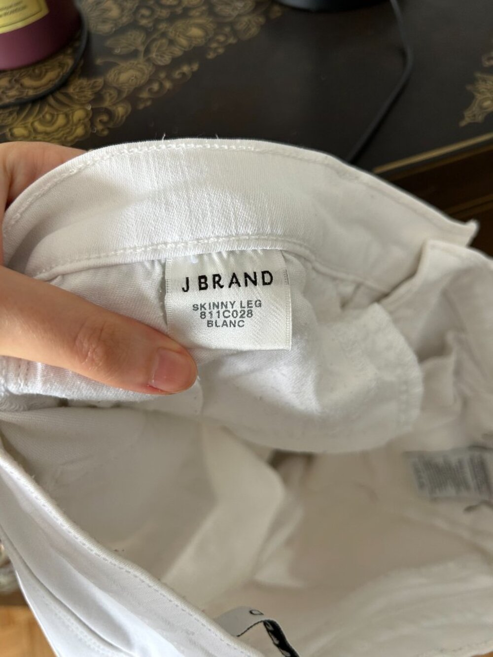 J Brand 811 White Mid-Rise Skinny Jeans 27 - Picture 7 of 9